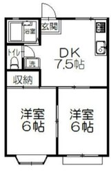 ハイツマルマBの物件間取画像